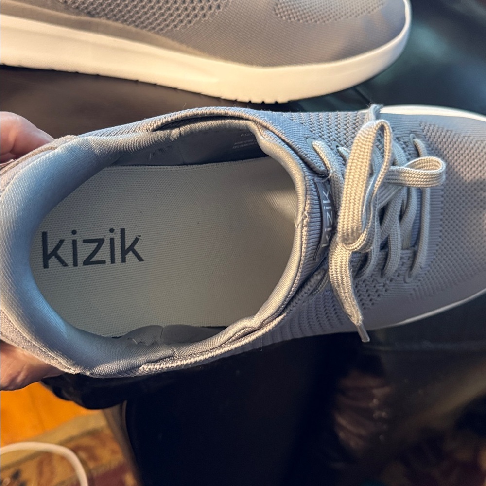 Kizik Lima Hands Free Lace Up Slip On Shoes Sneaker Gray Mens Size 13 - Picture 16 of 16